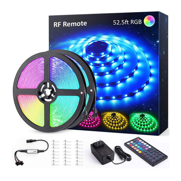 52.5ft 16M RGB Strip Lights